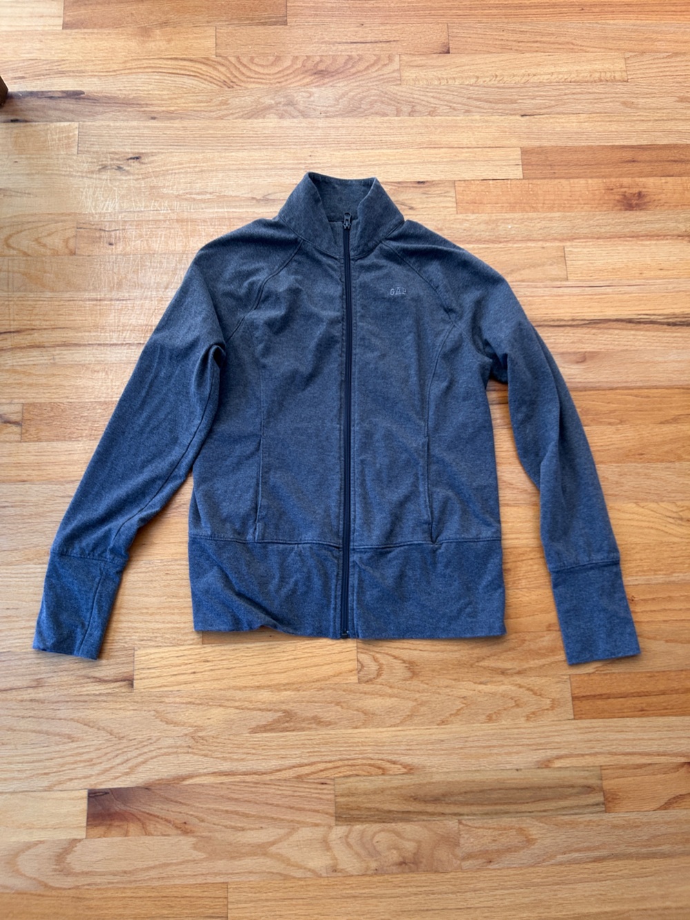 Ladies Dark Gray Full-Zip Performance Jacket